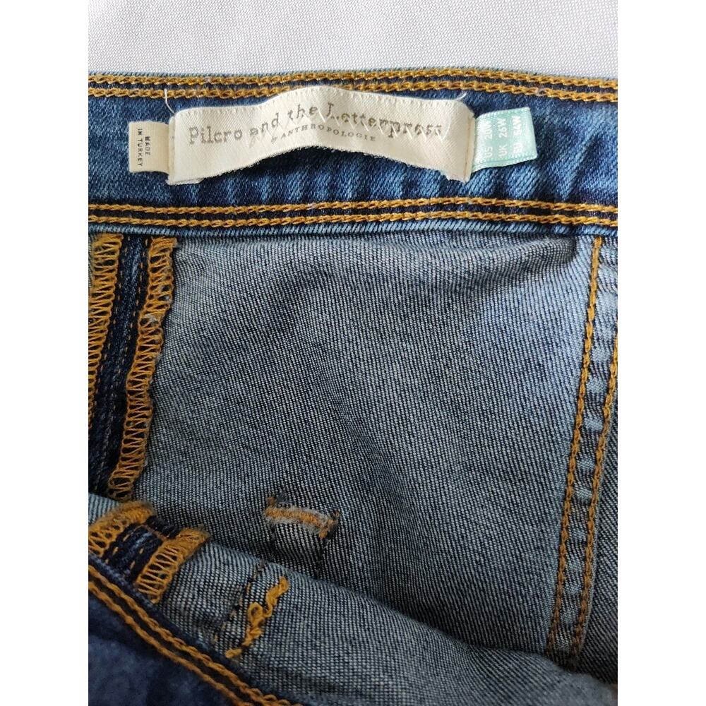 Pilcro and the Letterpress Women’s Blue Medium Wash Denim Bootcut High Rise 20W - Picture 7 of 15